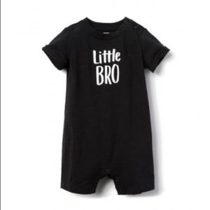 Gymboree Little Bro Baby Brother Romper